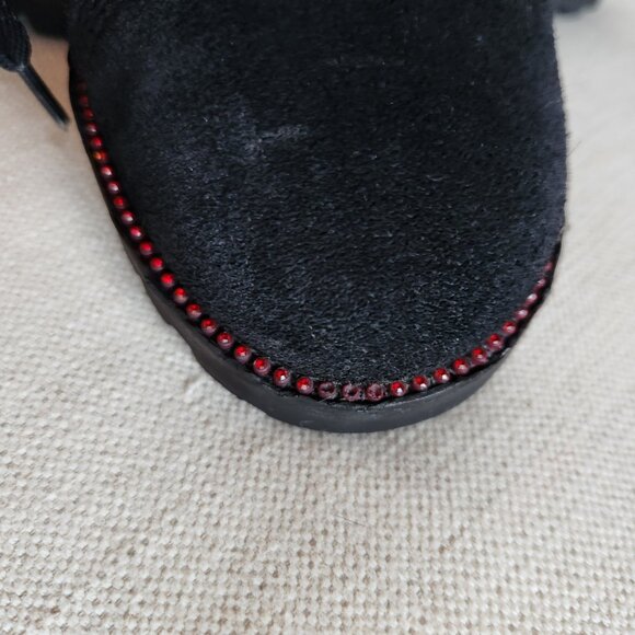 Zadig & Voltaire Black Suede Low Combat-Style Boots - EUC - Picture 7 of 14